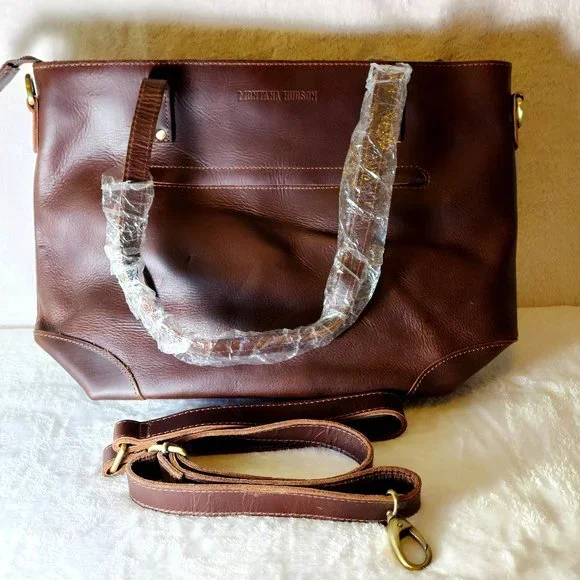Montana Hudson Bags Montana Hudson Tote Leather Bag Fcm4 - Main Image